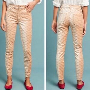 Pilcro High-Rise Skinny Velvet Pants 29
